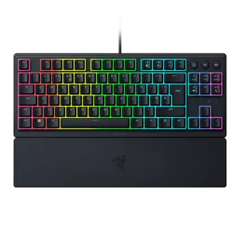 Razer Ornata V3 Tenkeyless klaviatūra žaidimams USB QWERTZ juoda