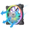 Ventiliatorius Thermaltake SWAFAN 14 RGB 14 cm Juodas 500-2000 RPM