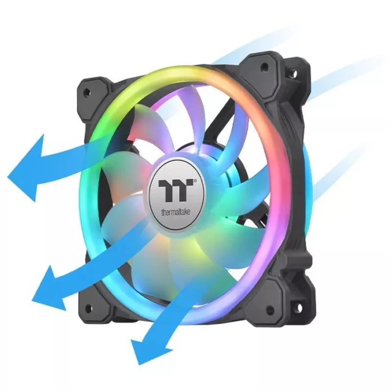 Ventiliatorius Thermaltake SWAFAN 14 RGB 14 cm Juodas 500-2000 RPM