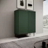Stelažas cama meble ONDA ONDA 98×45×127 cm žalias, ant grindų statomas sieninis spintelė