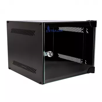 EXTRALINK LITE 4U 10 280X310 sieninis stovo spintelė juoda