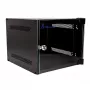 EXTRALINK LITE 4U 10 280X310 sieninis stovo spintelė juoda