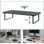 Gembird MS-TABLE-03 monitoro laikiklis / stovas stalas juodas