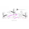 Valdomas L3 tinklo komutatorius MikroTik CRS310-1G-5S-4S+IN — 1U, 1x Gigabit, 5x SFP, 4x SFP+, 10G, DC/PoE 18–57V, 20W maks