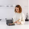 Kontaktinis grilis Taurus MYGRILL LEGEND 1000W, nerūdijantis plienas/juoda, kepimo paviršius 230×145 mm