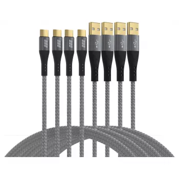 EFB Elektronik USB-A į USB-C laidų rinkinys 60W QC 3A+ - Skaitmeninis/Duomenų (USB-AC-00005)