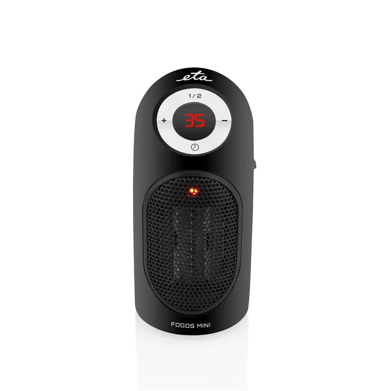 Šildytuvas ETA 162390000 Fogos mini ventiliatorinis 400 W iki 8 m² juodas