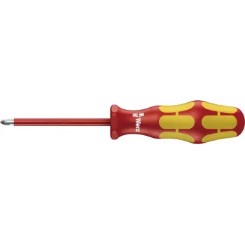 Wera VDE Phillips atsuktuvas 162 i PH 2, antgalio ilgis 100 mm, DIN ISO 8764-PH, DIN EN 60900 (05006154001)
