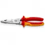 Kabelių nuėmiklis Knipex 13 76 200 ME 6 mm nuėmimo galia Raudonas Nerūdijantis plienas Geltonas