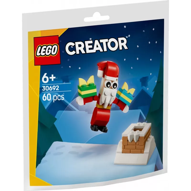 Konstruktorius LEGO Kalėdų Senelio kaminas 30692 – mini sezoninis rinkinys maišelyje