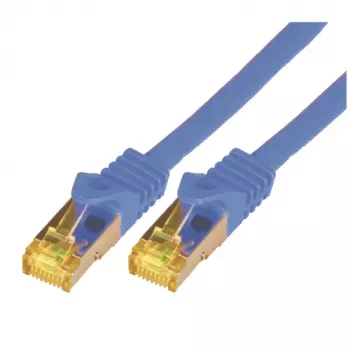 Tinklo kabelis M-Cab 7,5m RJ-45 Cat7 Blue S/FTP