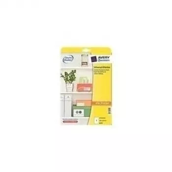 Avery Zweckform Universal etiketės – baltos – A4 (210 x 297 mm) – 10 lapų po 10 etikečių – (6125)