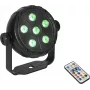 LED prožektorius EUROLITE PK-3 USB TCL 3W RGB – kompaktiškas RGB prožektorius su USB maitinimu