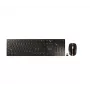 CHERRY DW 9100 SLIM belaidis klaviatūros ir pelės rinkinys, RF Wireless + Bluetooth, universalus, juodas