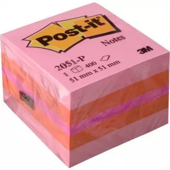 3M Post-it Notes lipnūs lapeliai Mini Dice 51 x 51 mm rožiniai 2051-P