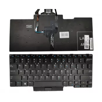 Dell KB314102 klaviatūra, US išdėstymas, su foniniu apšvietimu ir TrackPoint, skirta Latitude