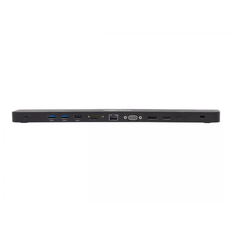 USB-C dokas, Trigubas ekranas - 4K HDMI & DP, VGA, USB 3.2 Gen 1, USB-A/C šakotuvas, GbE, 100W PD įkrovimas
