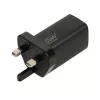 iBOX C-65 Black, universalus GaN 65W įkroviklis su UK kištuku