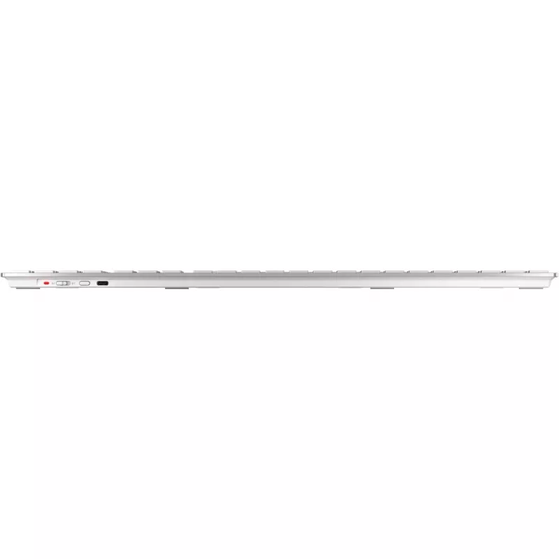 CHERRY DW 9100 SLIM belaidis klaviatūros ir pelės rinkinys RF Wireless + Bluetooth QWERTZ vokiškas sidabrinis