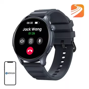 Išmanusis laikrodis Zeblaze Btalk 3 Pro — 1,43 colio (3,63 cm) AMOLED, 466×466 px, liečiamasis ekranas, 260 mAh, pilka