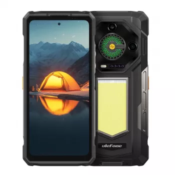 Armourinis išmanusis telefonas UleFone Armor 33 5G 6,3 colio — 12 GB RAM, 512 GB atminties, juodas