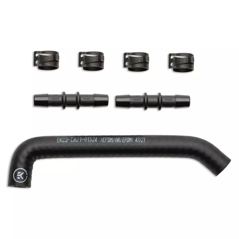 Žarna EK Water Blocks EK-Pro 17/10mm sustiprinta EPDM iš anksto suformuota 45° ir 90°