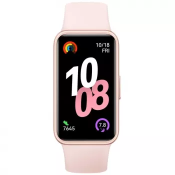 Huawei Band 10 AMOLED 1.47 colio (3,73 cm) aktyvumo stebėjimo apyrankė rožinė