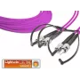 Lightwin LDP-50 ST-ST 3.0 OM4 šviesolaidinis kabelis 3 m violetinis