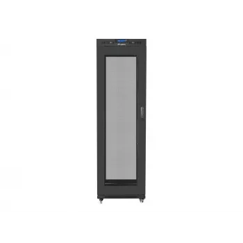 Spintelė serverinė LANBERG FF01-6842-23BL 42U laisvai pastatoma, 2127,5×600×800 mm, IP20, rakinama, su ratukais
