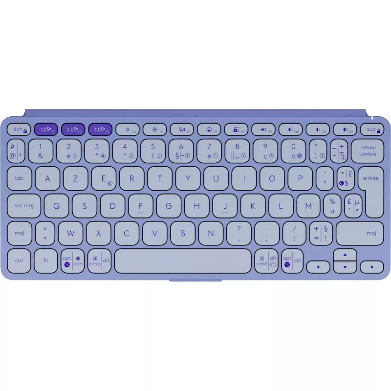 Logitech Keys-To-Go 2 klaviatūra universali Bluetooth AZERTY prancūziška alyvinė