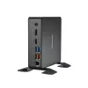 Shuttle XPC Nano PC NC40U5, Intel Core i5-1235U, 1x HDMI, 1x DP, 1x USB-C/DP, 6x USB3.2, 1x 2,5 colio vieta, 2x M.2, 1x LAN, RAID, 24/7 nuolatinis darbas, su VESA ir stovu
