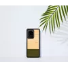 Dėklas Samsung Galaxy S20 Ultra medinis bambukas juodas – apsauginis kietas dangtelis su natūralaus bambuko intarsija