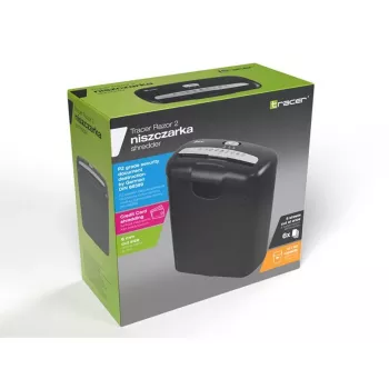 Popieriaus smulkintuvas Tracer Razor 2, juostinis pjovimas, 70 dB, juodas
