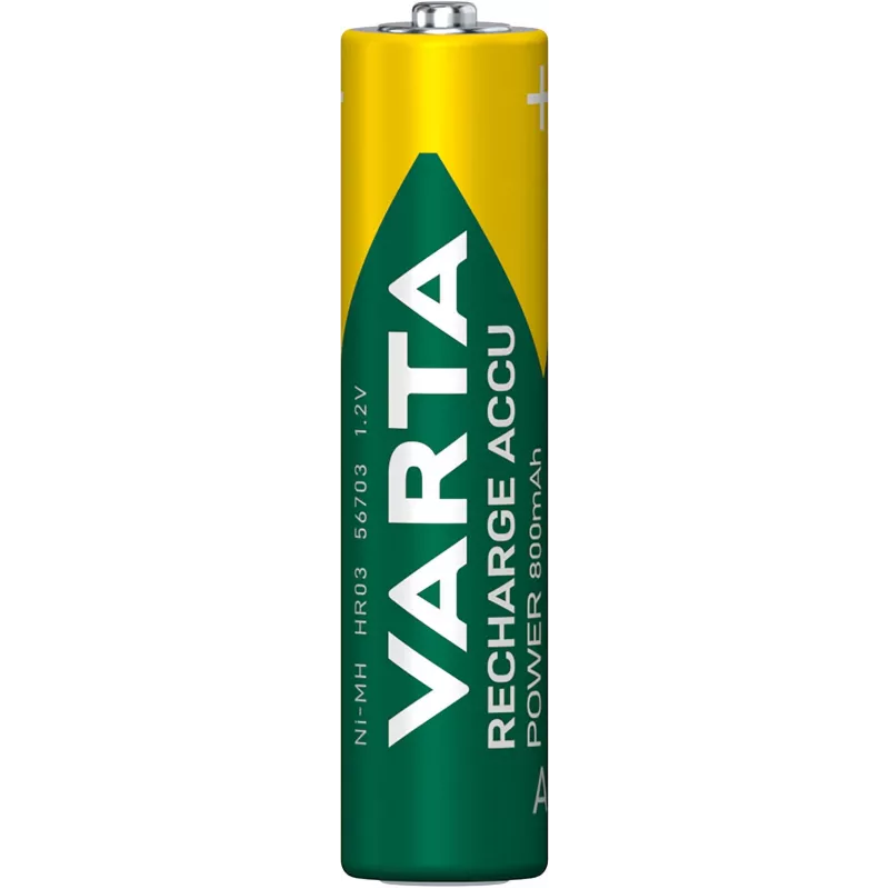 Varta R2U įkraunama baterija Ni-MH AAA (Micro) 800mAh 1,2V / 2 vnt. (56703 101 402)