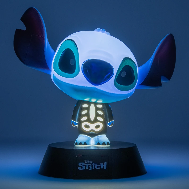 Stalinė lempa Paladone Stitch Skeleton Icon Light – personažo naktinė šviesa