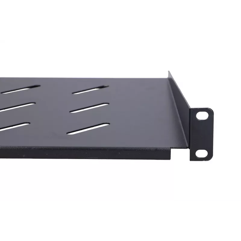 Extralink EX.14480 lentyna 19 colių spintoms, plienas, juoda, 1U, 350 mm