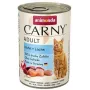 Šlapias kačių ėdalas animonda Carny Chicken + Salmon suaugusioms katėms 400 g, be grūdų, be glitimo