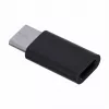 Savio AK-31 / B laido sąsajos / lyties adapteris Micro USB USB 3.1 Type C juodas