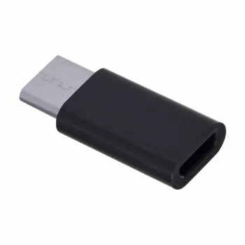 Savio AK-31 / B laido sąsajos / lyties adapteris Micro USB USB 3.1 Type C juodas