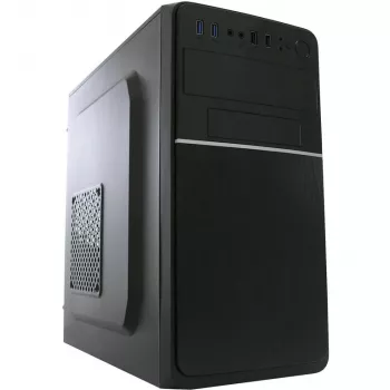 LC Power 2015MB - korpusas - Micro ATX - be maitinimo šaltinio - juodas - USB/Audio (LC-2015MB-ON)