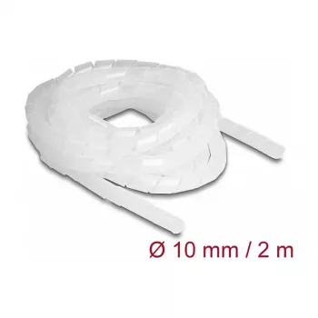 DeLOCK Spiralinė žarna lanksti 2 m x 10 mm skaidri