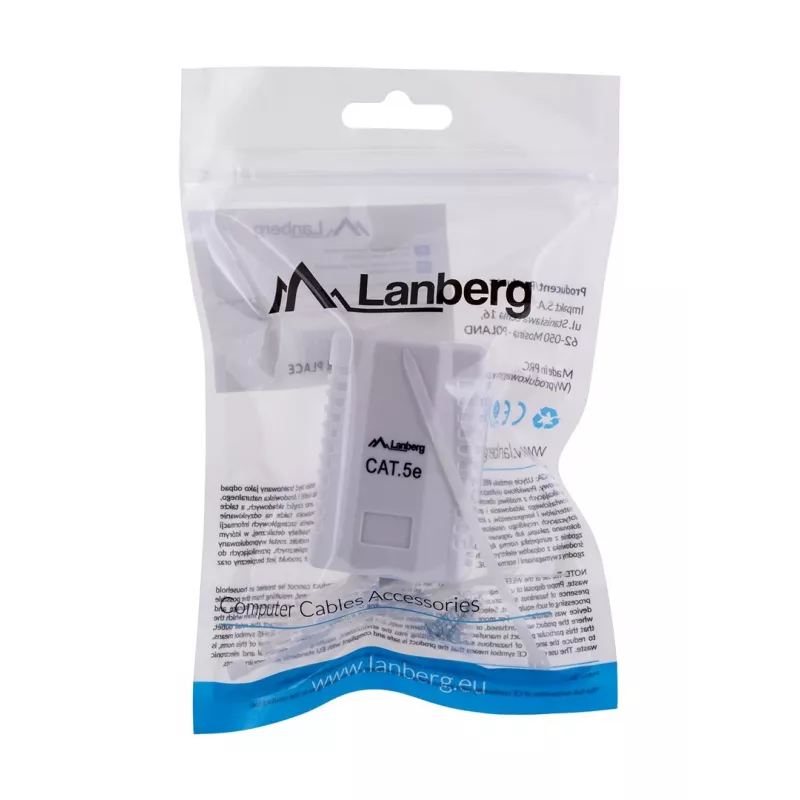 Lanberg OU5-0001-W RJ-45 lizdinė dėžutė balta