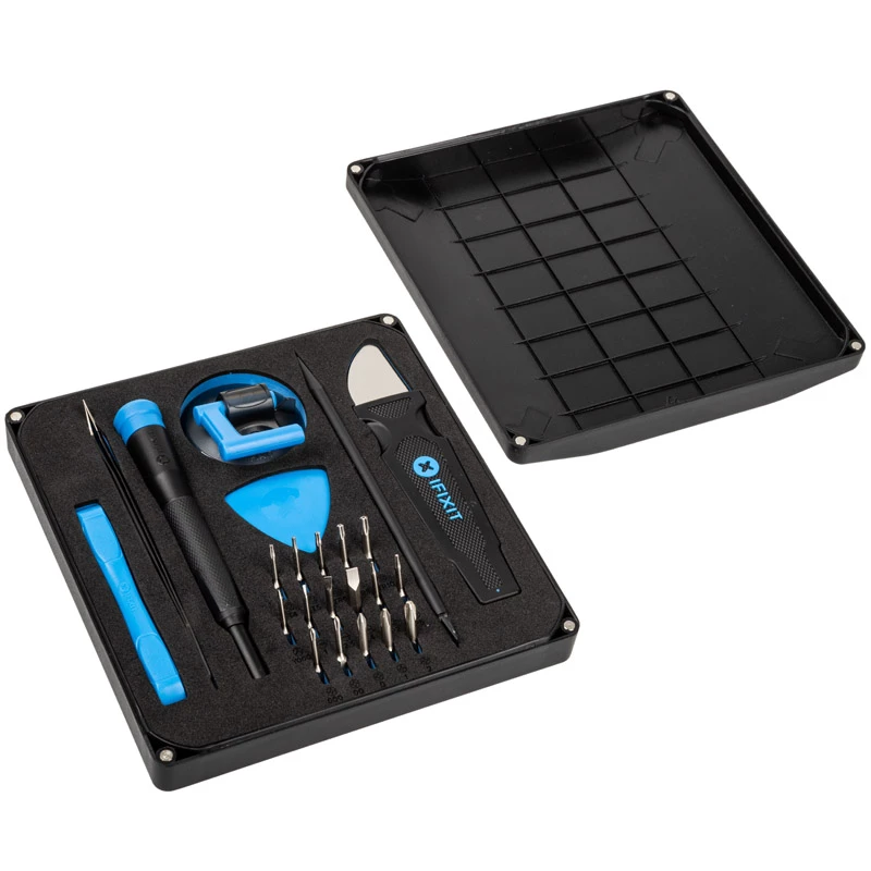 iFixit Essential Electronics Toolkit + sulankstomas antistatinis kilimėlis