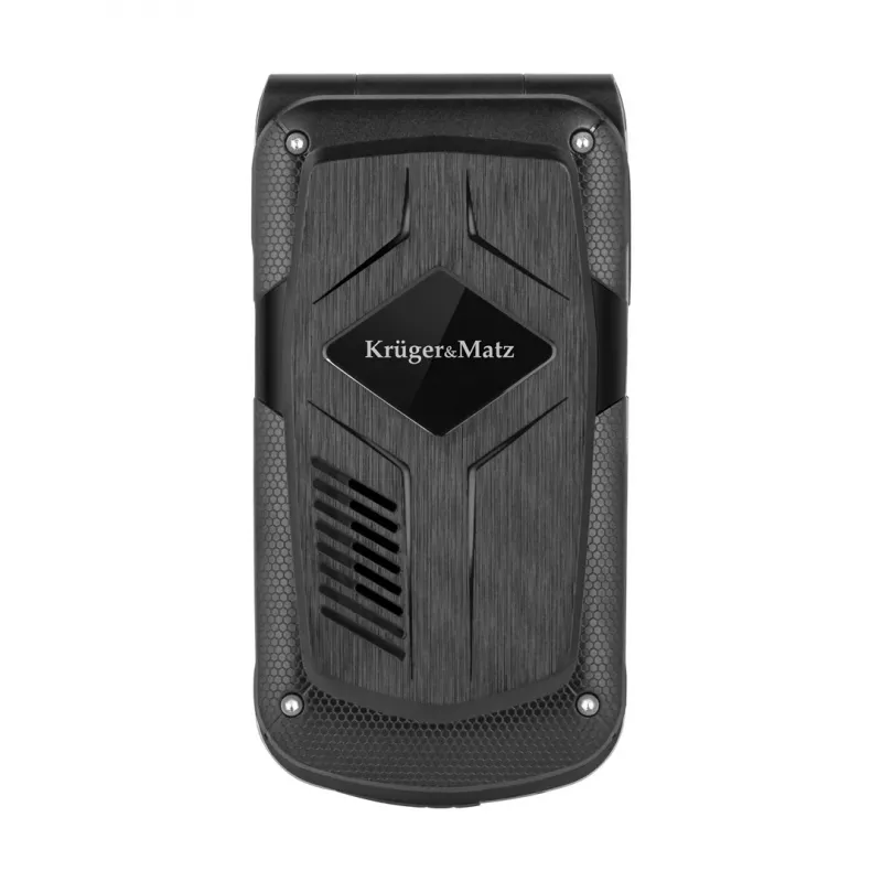 Sulankstomas telefonas Kruger & Matz Iron 5 Flip KM0466 — Dual SIM, 2.4 colių ekranas, IP68/IP69K, 1200 mAh