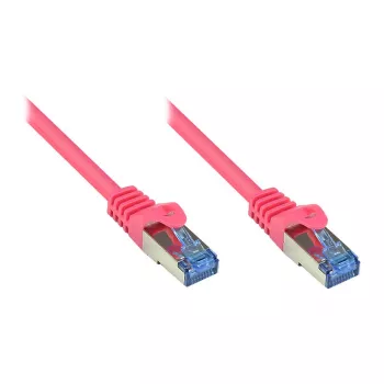 Good Connections 8060-H075M RNS Cat. 6A S/FTP PiMF komutacinis kabelis, be halogenų, 500 MHz, rausvai raudonos spalvos, 7,5 m