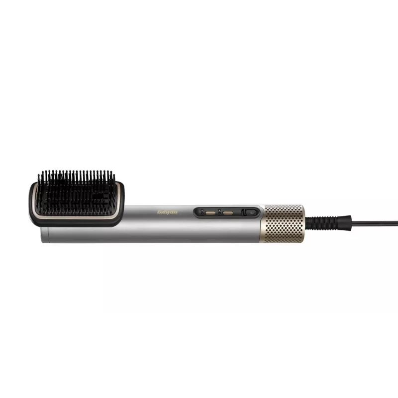 Plaukų formavimo rinkinys BABYLISS AS6555E — Airflow technologija, 4 šildymo lygiai, 2,5 m laidas, sidabrinis/auksinis