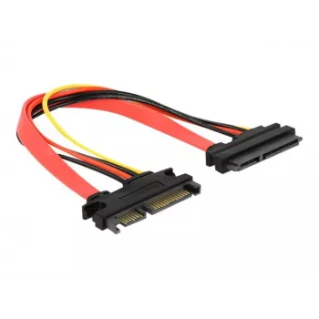 SATA ilginimo kabelis DeLOCK 84362 0.2 m raudonas