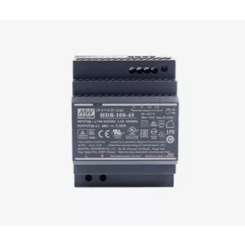 Maitinimo adapteris/inverteris MEAN WELL HDR-100-48, 100 W, 48 V išėjimas, 85–264 V įėjimas, RoHS, 70×54.5×90 mm