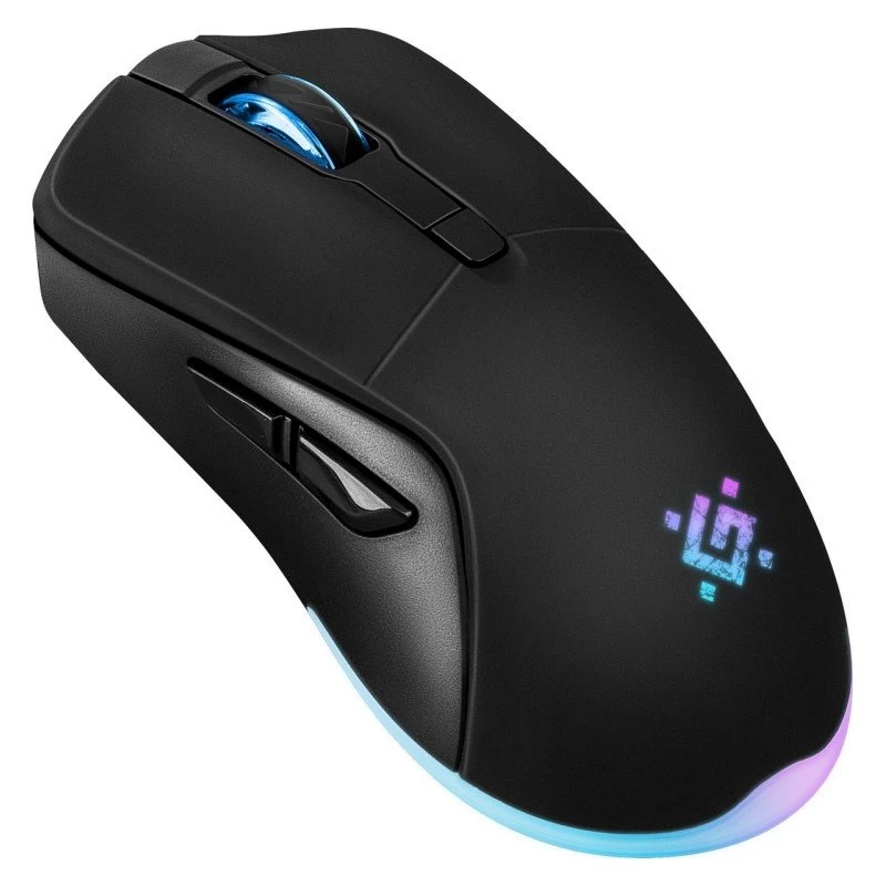 Belaidė žaidimų pelė DEFENDER Demon GM-534 RF, ambidekstrinė, 3200 DPI, 5 mygtukai, 2.4 GHz USB-A nano imtuvas