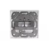 Digitus Sieninė plokštelė Keystone moduliams, vokiško tipo, vidurinė plokštelė 50x50 mm, rėmelis 80x80 mm | DN-93801-1